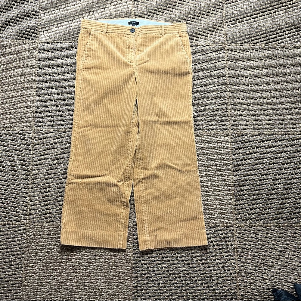 J.Crew Tan Corduroy Pants Size 14